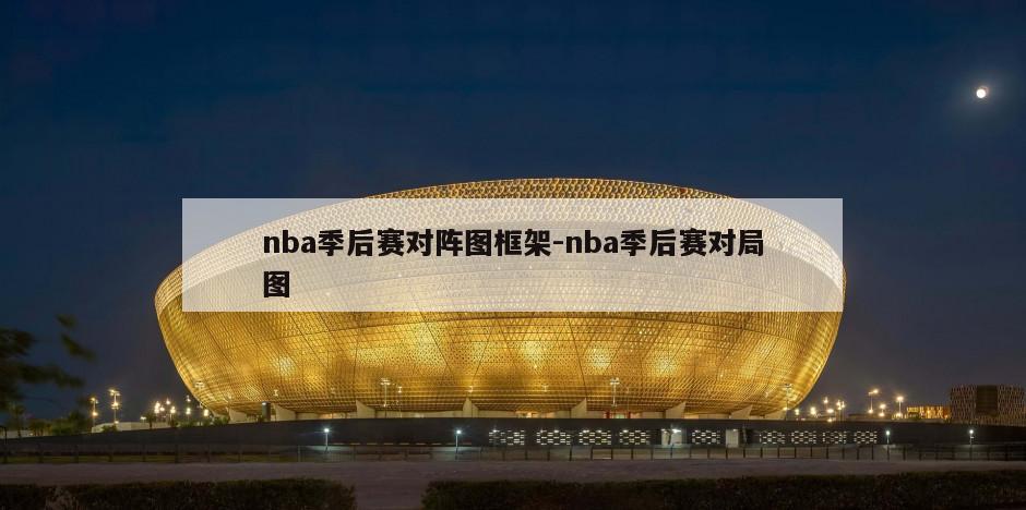 nba季后赛对阵图框架-nba季后赛对局图